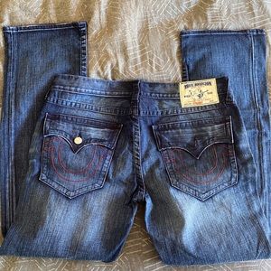 36 X 34 True Religion Straight Jeans